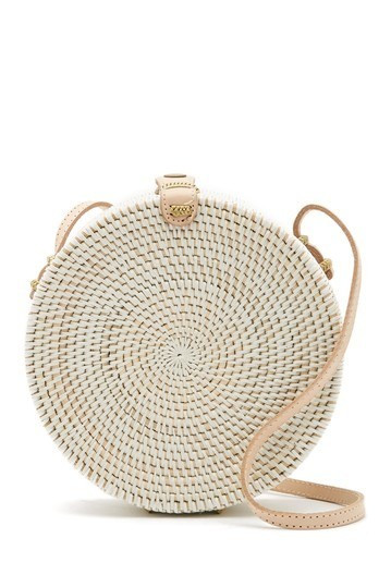 Jones Vacay Round Straw Crossbody Bag | Nordstrom Rack