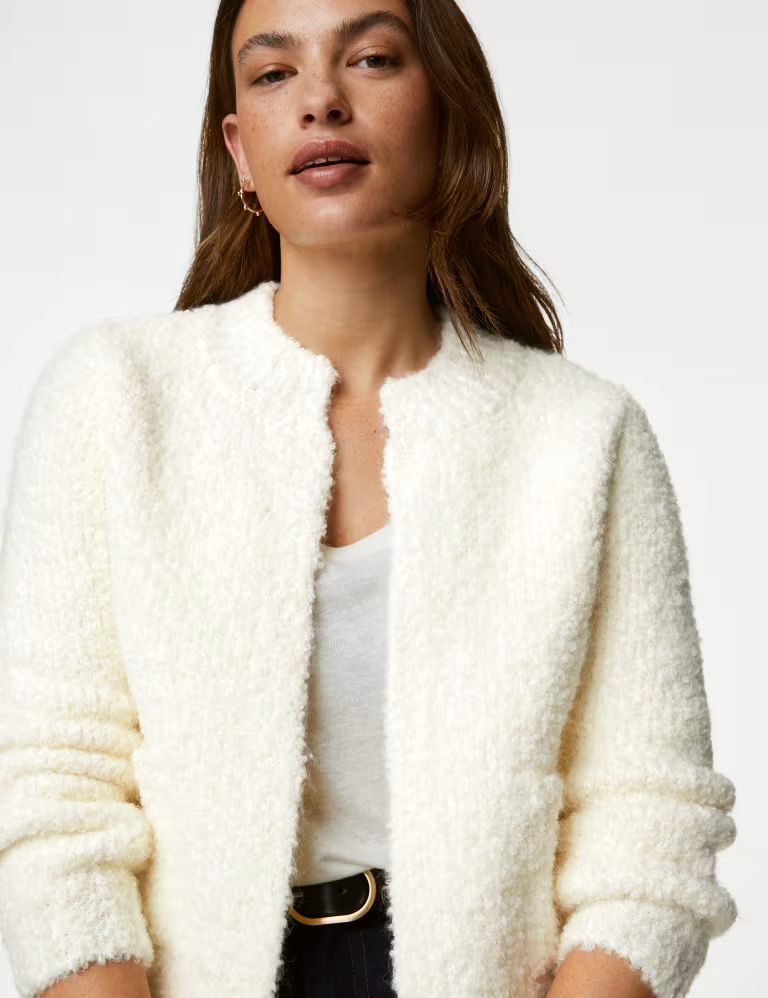 Textured Edge to Edge Cardigan | Marks & Spencer (UK)