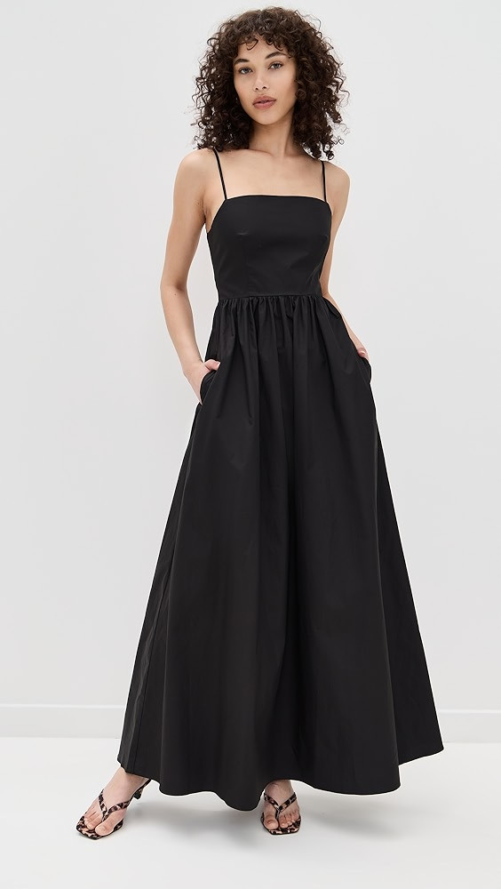 Susana Monaco Poplin Lace Up String Maxi Dress | Shopbop | Shopbop