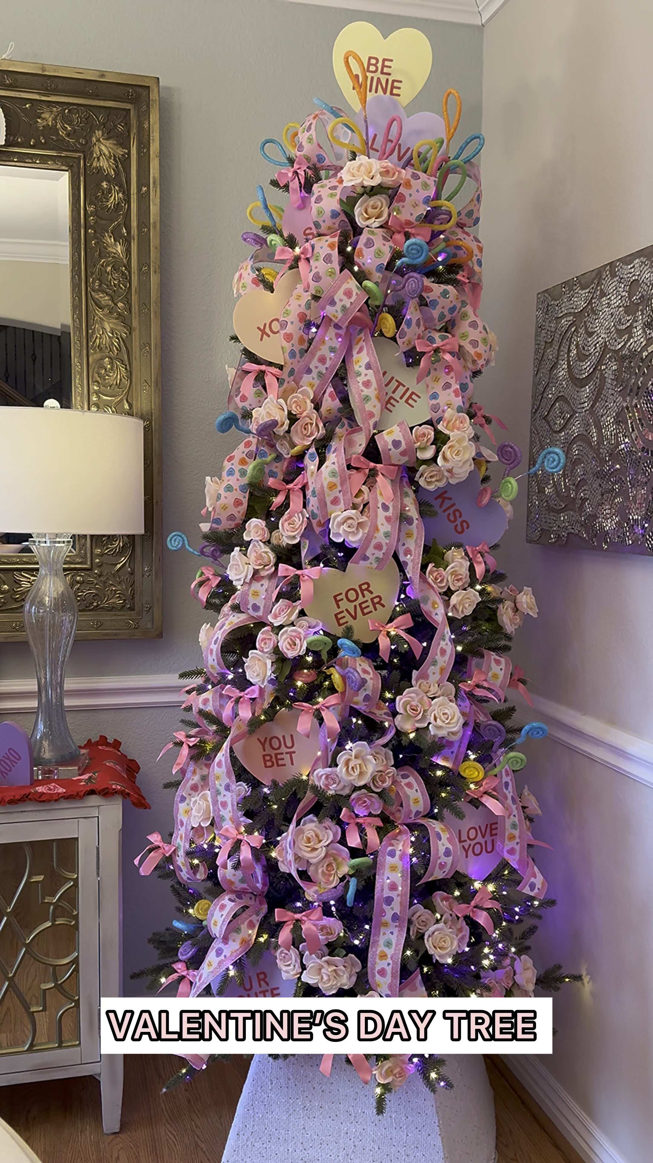 Valentine’s Day Tree 🎀🩷✨ #valentinesdecor

#LTKSeasonal #LTKParties #LTKU