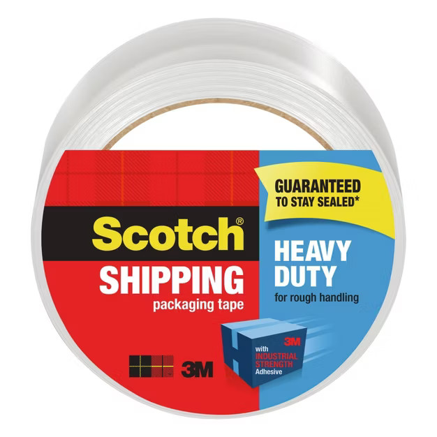 Scotch Heavy Duty Shipping Packaging Tape 1.88in x 65.6yd | Target