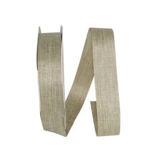 Reliant 1.375" Linen Natural Sparkle Allure Ribbon | Michaels Stores