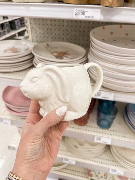 Target Easter spring kitchen pieces! Love this bunny coffee mug ☕️ only $5! 

#LTKunder50 #LTKhome