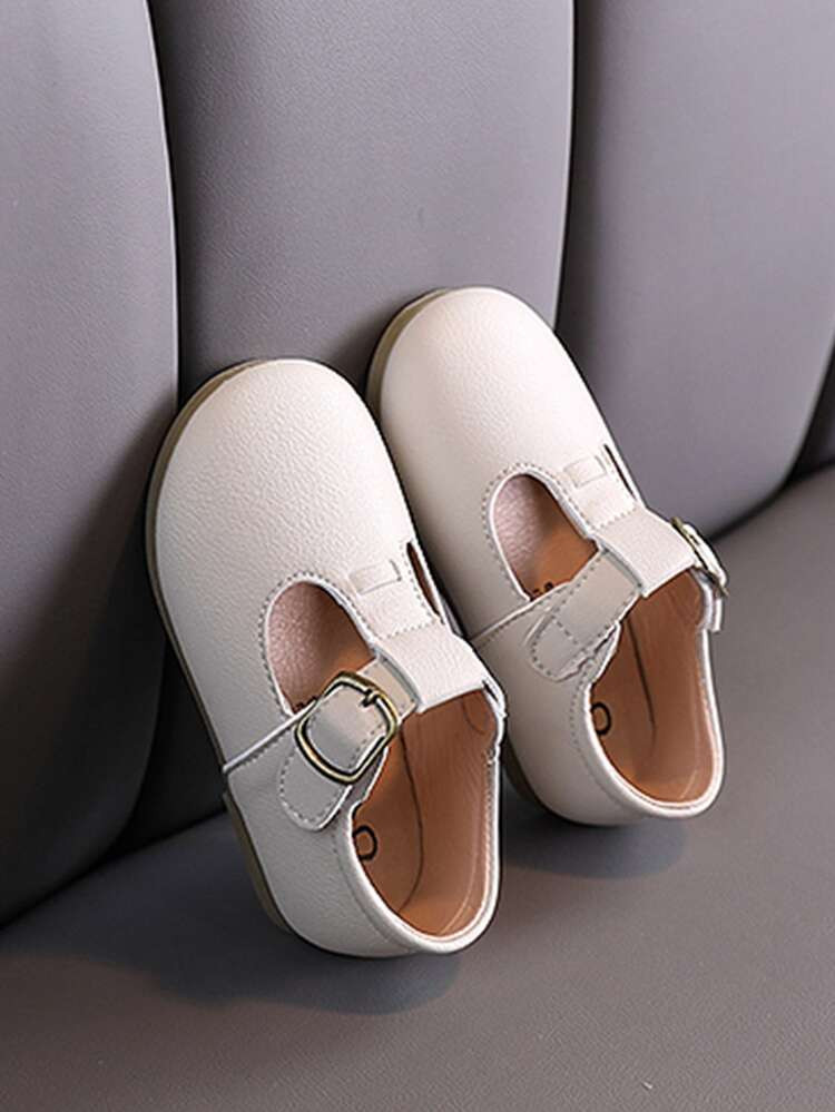 Toddler Girls Buckle Decor Flats | SHEIN