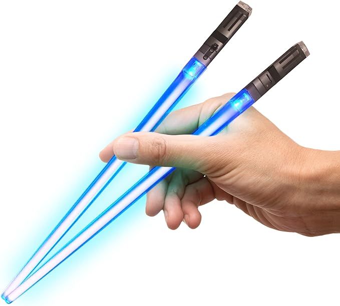 Lightsaber Chopsticks Light Up - LED Glowing Light Saber Star Wars Chop Sticks - Reusable Sushi L... | Amazon (US)