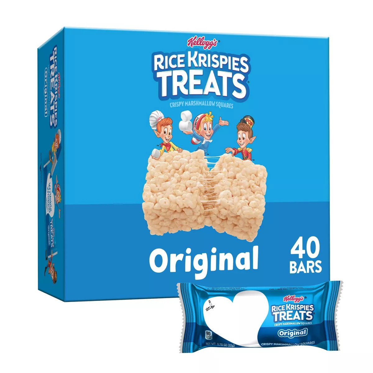 Rice Krispies Treats Original Marshmallow Squares - 40ct/31.2oz | Target