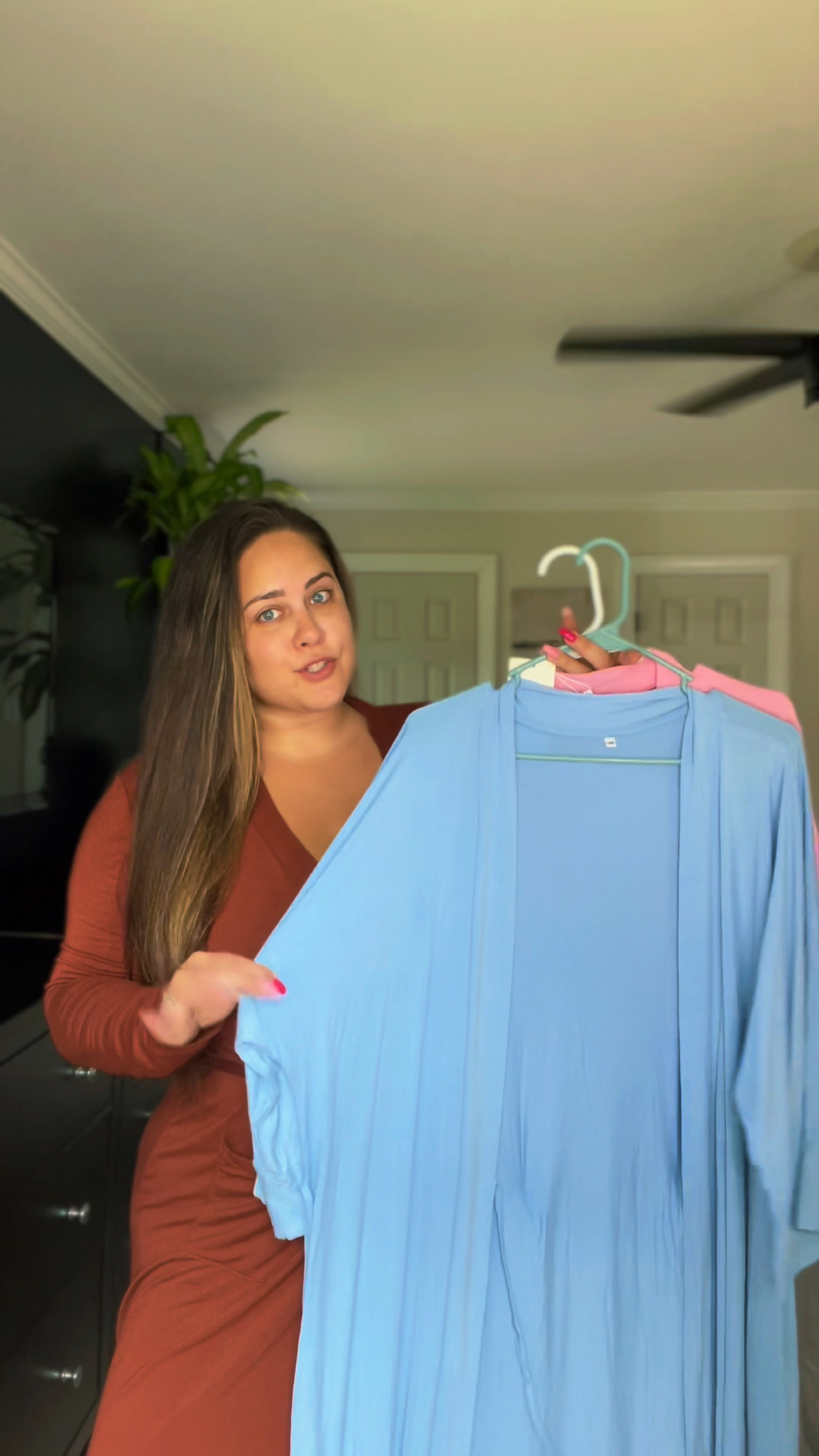 Robe 1 is side XS, robes 2 and 3 are size XL. 

Robe, loungewear, pajamas, gift ideas for her, 

#LTKcurves #LTKstyletip