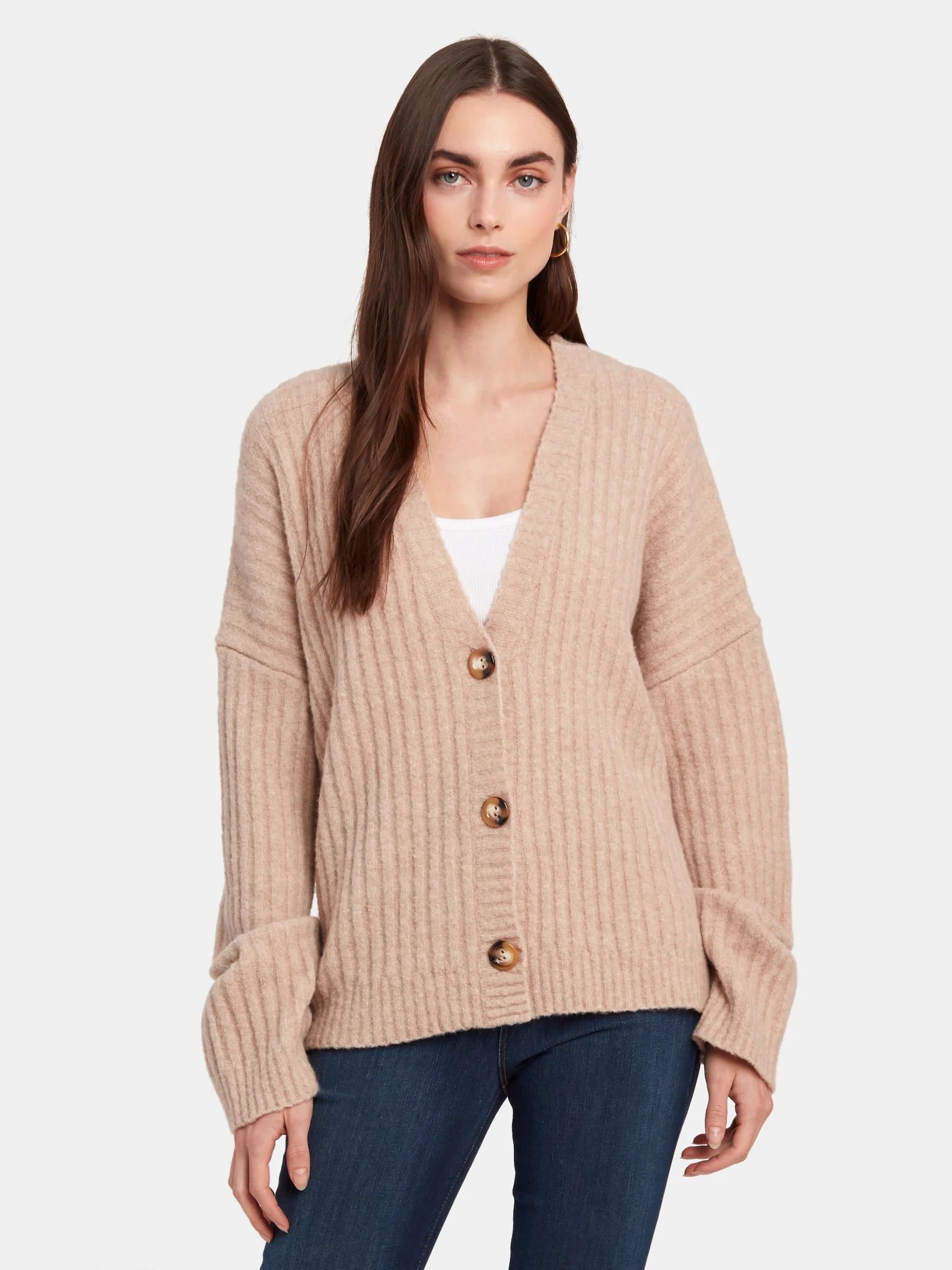 Crescent Crop Wool Cardigan | Verishop