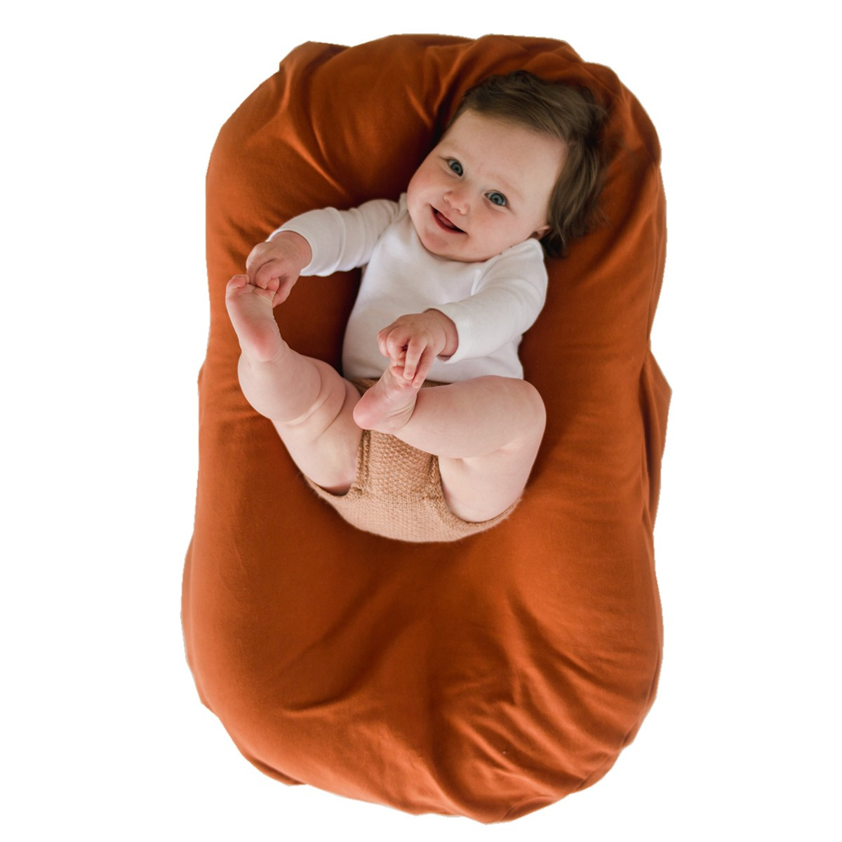 Snuggle Me Organic Organic Covers (Color: Gingerbread) | The Tot