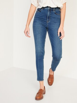 Higher High-Waisted Rockstar 360° Stretch Super Skinny Jeans for Women | Old Navy (US)