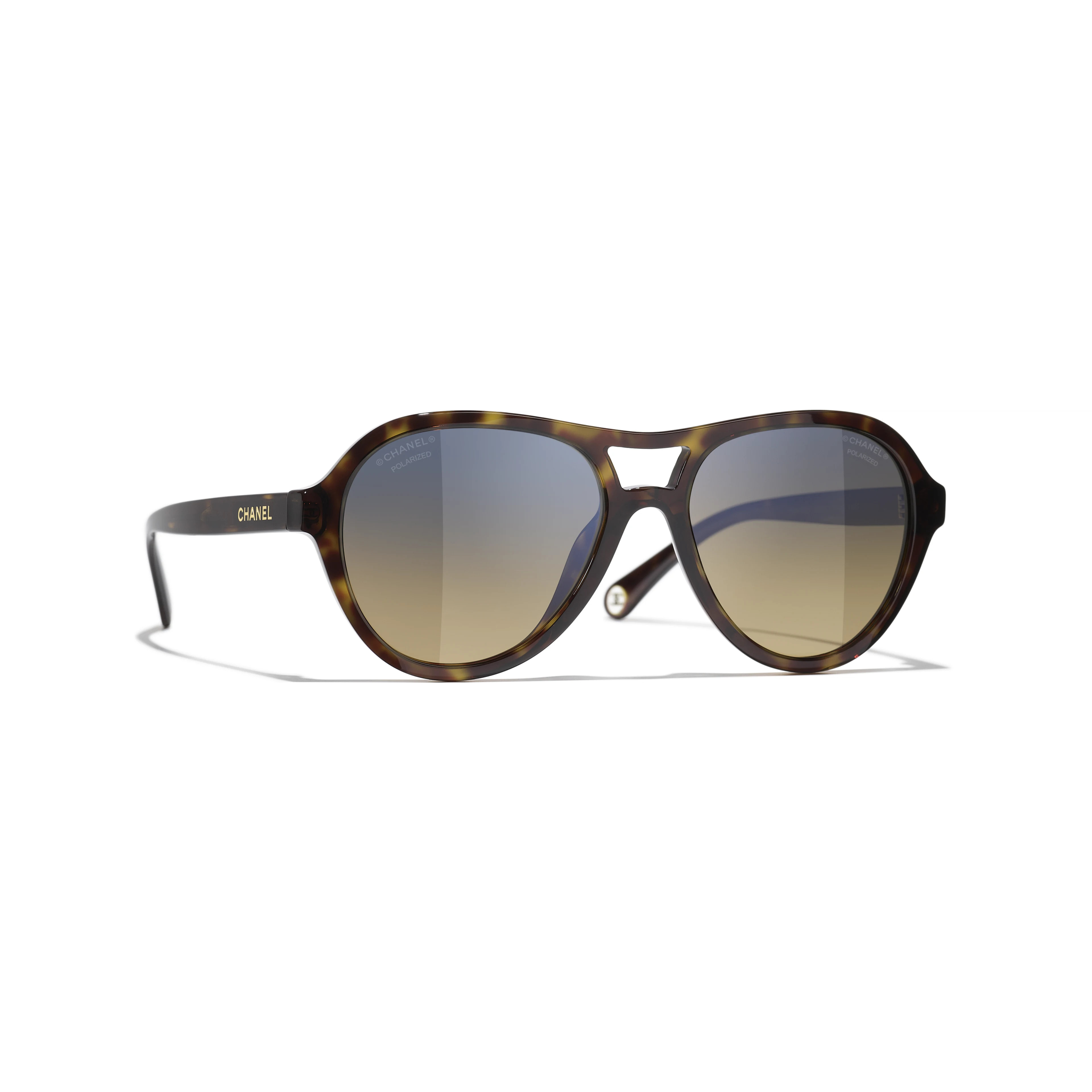 CHANEL Sunglasses: Pilot Sunglasses, acetate — Fashion | CHANEL | Chanel, Inc. (US)