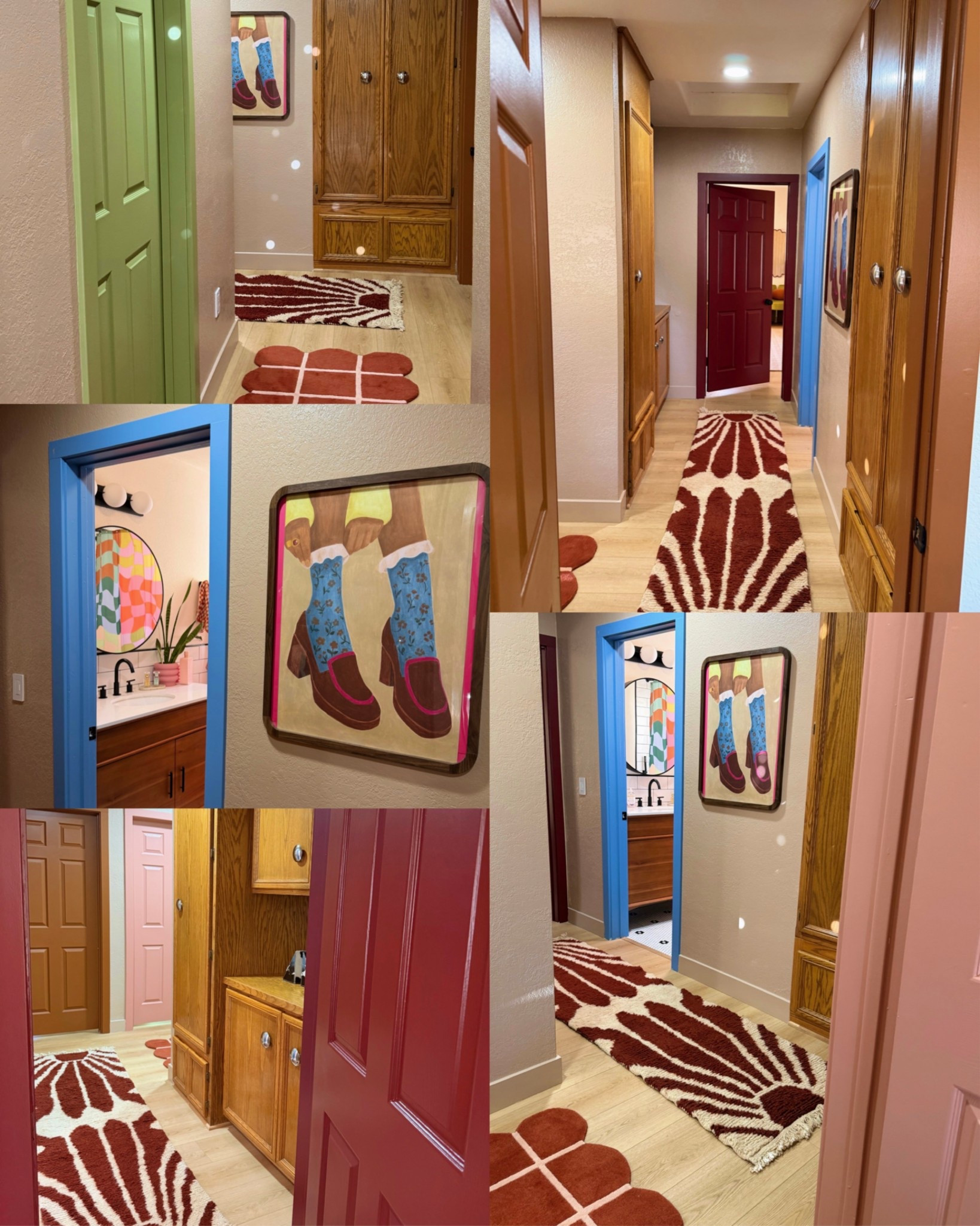 Colorful hallway decor! 

#LTKSaleAlert #LTKHome #LTKdayinmylife