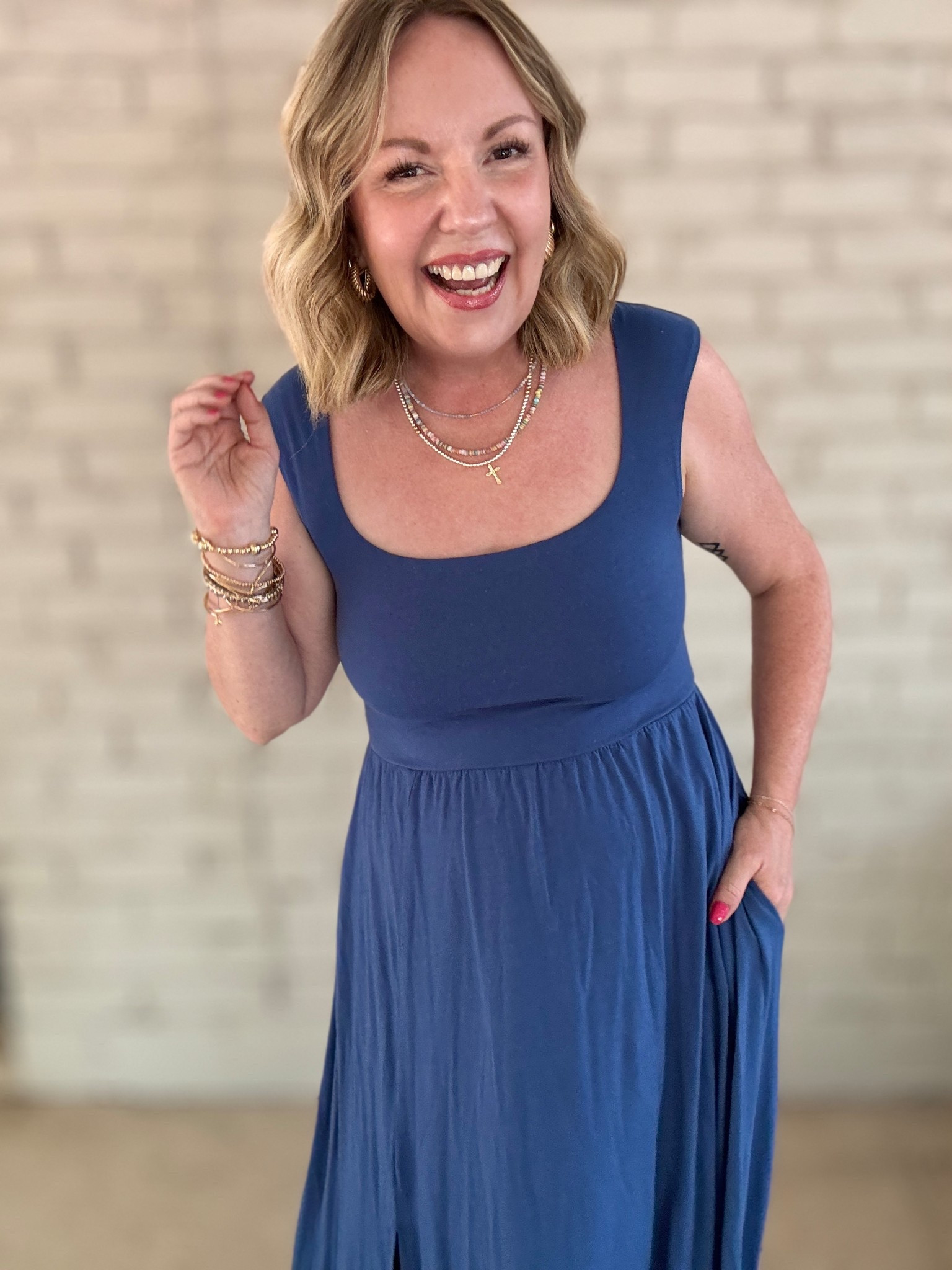 Size down in dress (I’m in a small)

#LTKFindsUnder50 #LTKPetite #LTKOver40