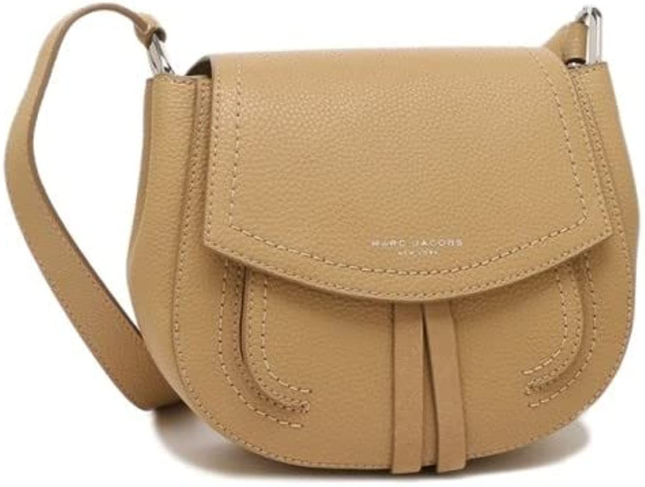 Marc Jacobs H102L01SP21 Ice Coffee Women's Leather Saddle Bag | Amazon (US)