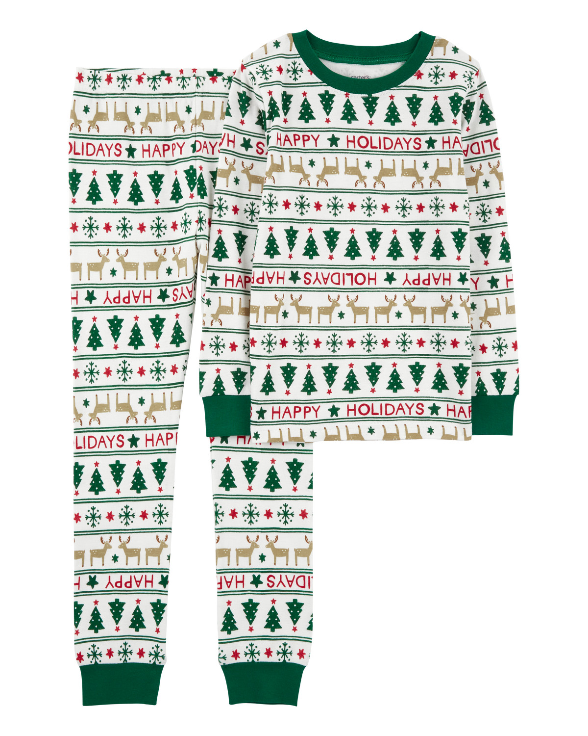Kid 2-Piece Fair Isle 100% Snug Fit Cotton Pajamas | Carter's | Carter's Inc