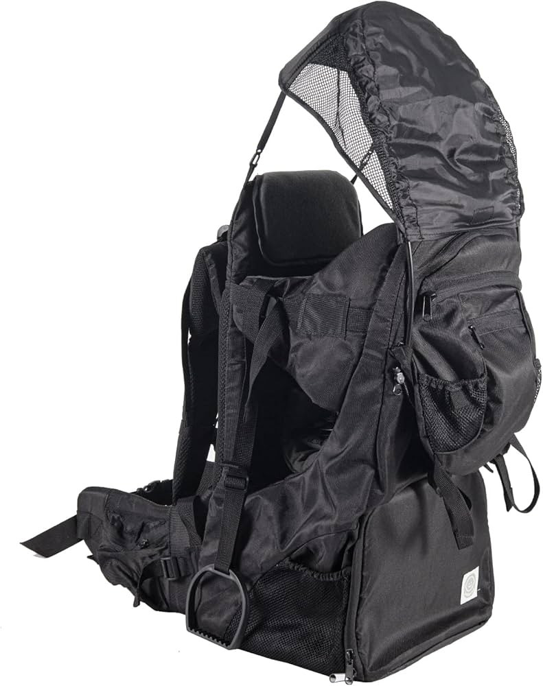 Baby Backpack Carrier, Safe Toddler Hiking Backpack Carrier Camping Child Carriers with Rain Cove... | Amazon (US)