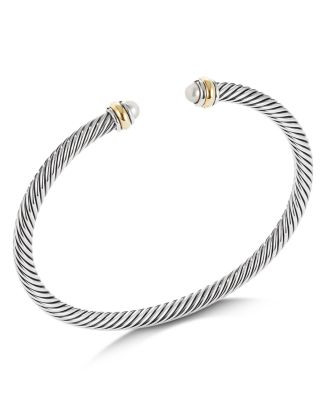 Cable Classic Bracelet with Cultured Freshwater Pearl and 18K Yellow Gold | Bloomingdale's (US)