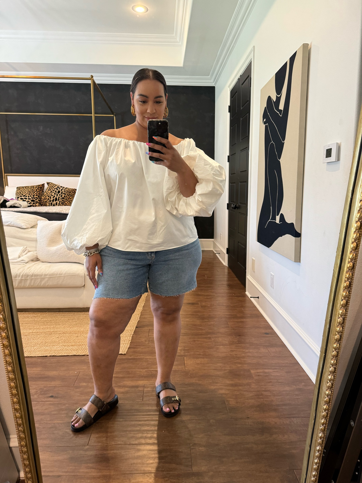 Love these denim shorts from target. Also on sale. Wearing the size 18 #target #anthropologie 

#LTKPlusSize #LTKFindsUnder50 #LTKMidsize