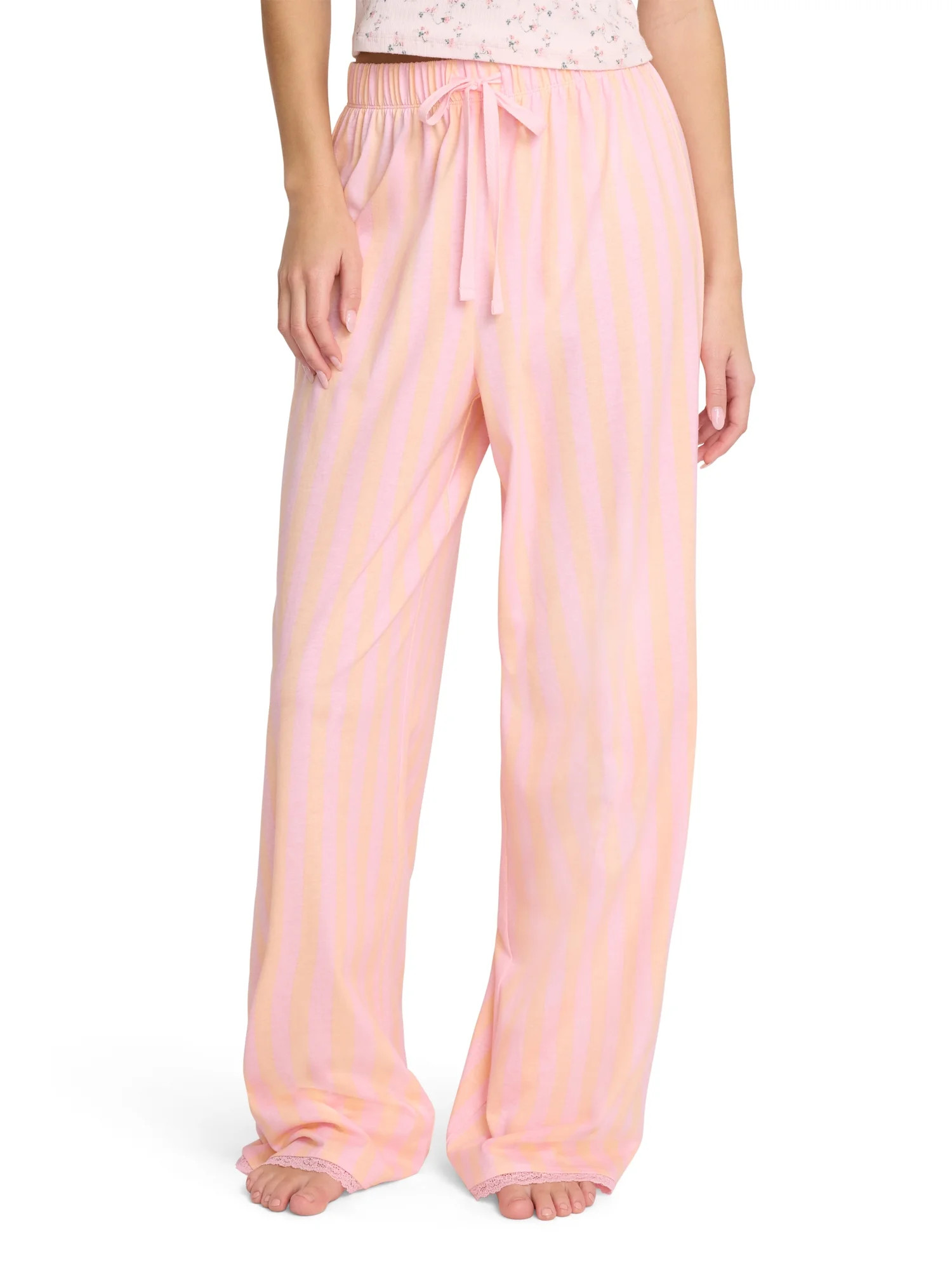 Mills by Millie Bobby Brown Women's Printed Sleep Pant w/ Lace Trim, Sizes XS-XXXL - Walmart.com | Walmart (US)