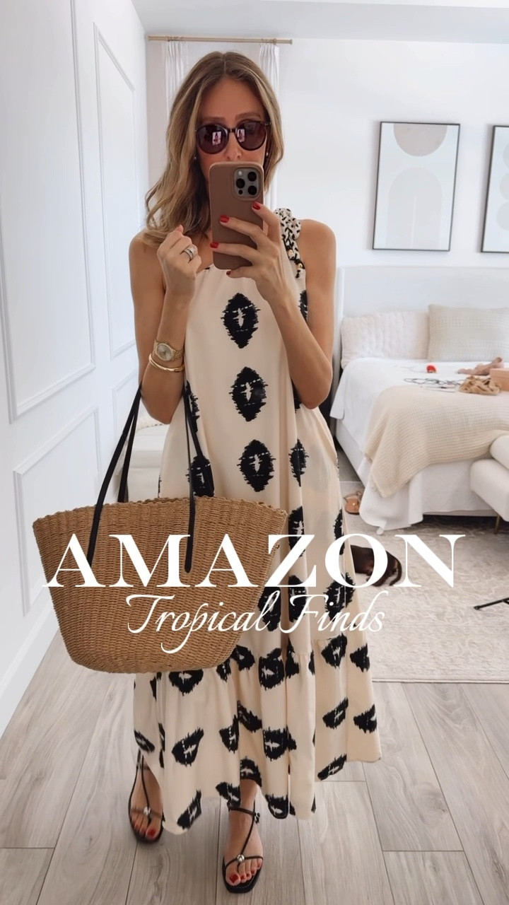 Amazon tropical finds that I love it so much, and is perfect for spring and summer
Evenings fits true to size and I’m wearing size small

#LTKU #LTKootd #LTKSeasonal