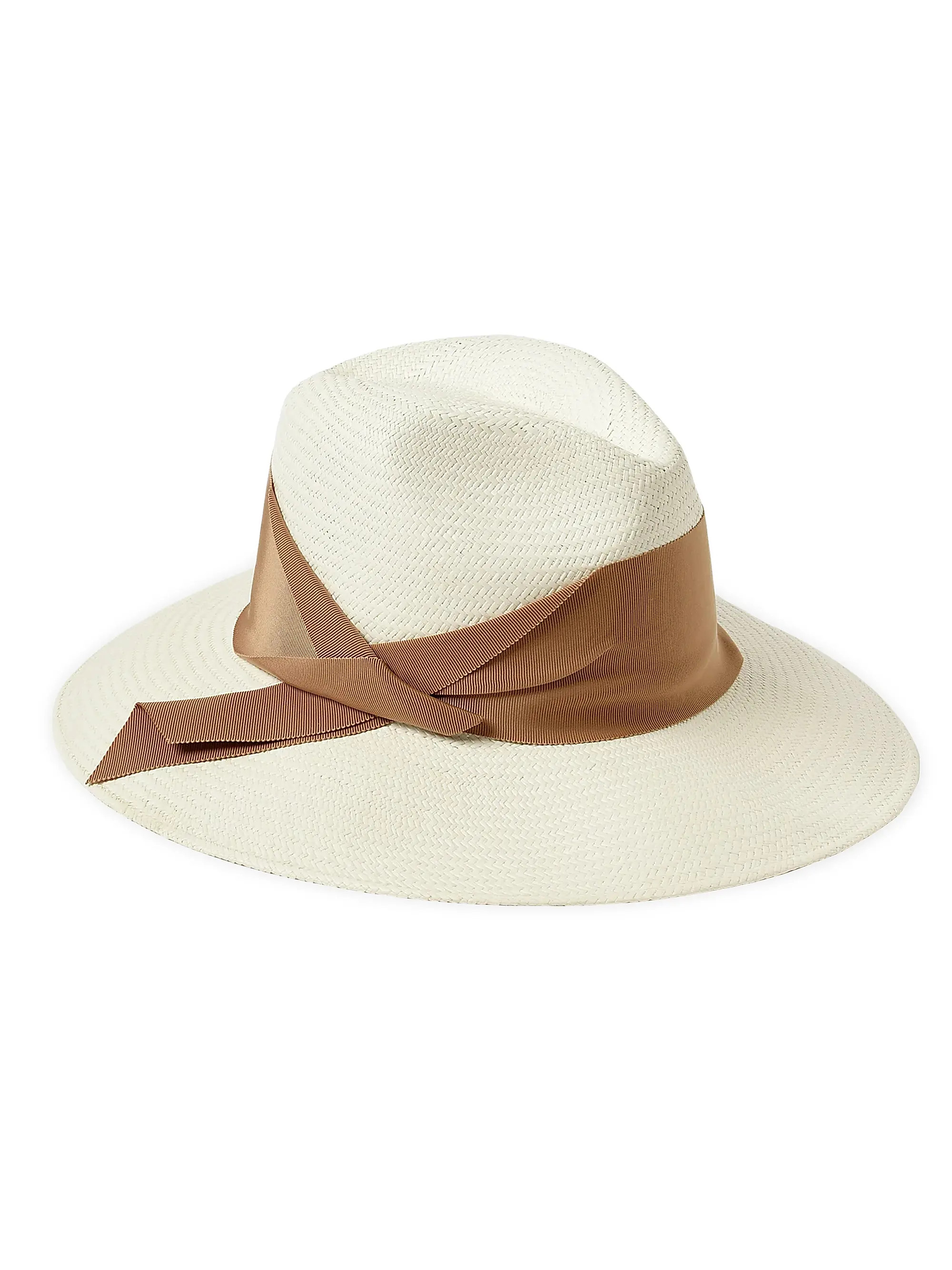 Gardenia Woven Straw Fedora | Saks Fifth Avenue