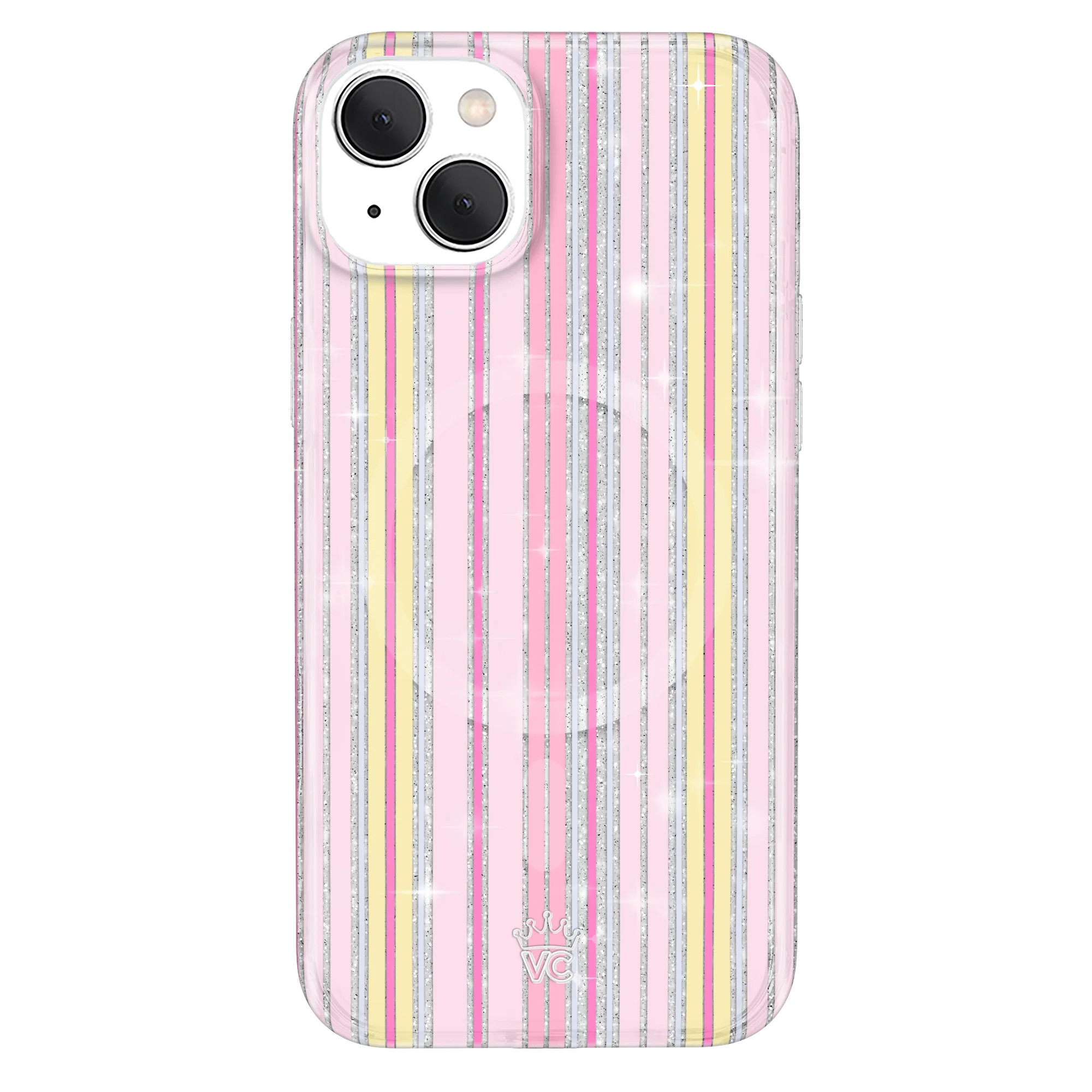Sunkissed Stripes Glitter iPhone Case | Velvet Caviar
