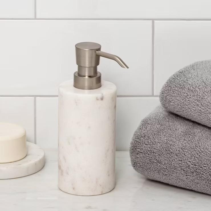 Marble Soap/Lotion Dispenser White - Threshold™ | Target