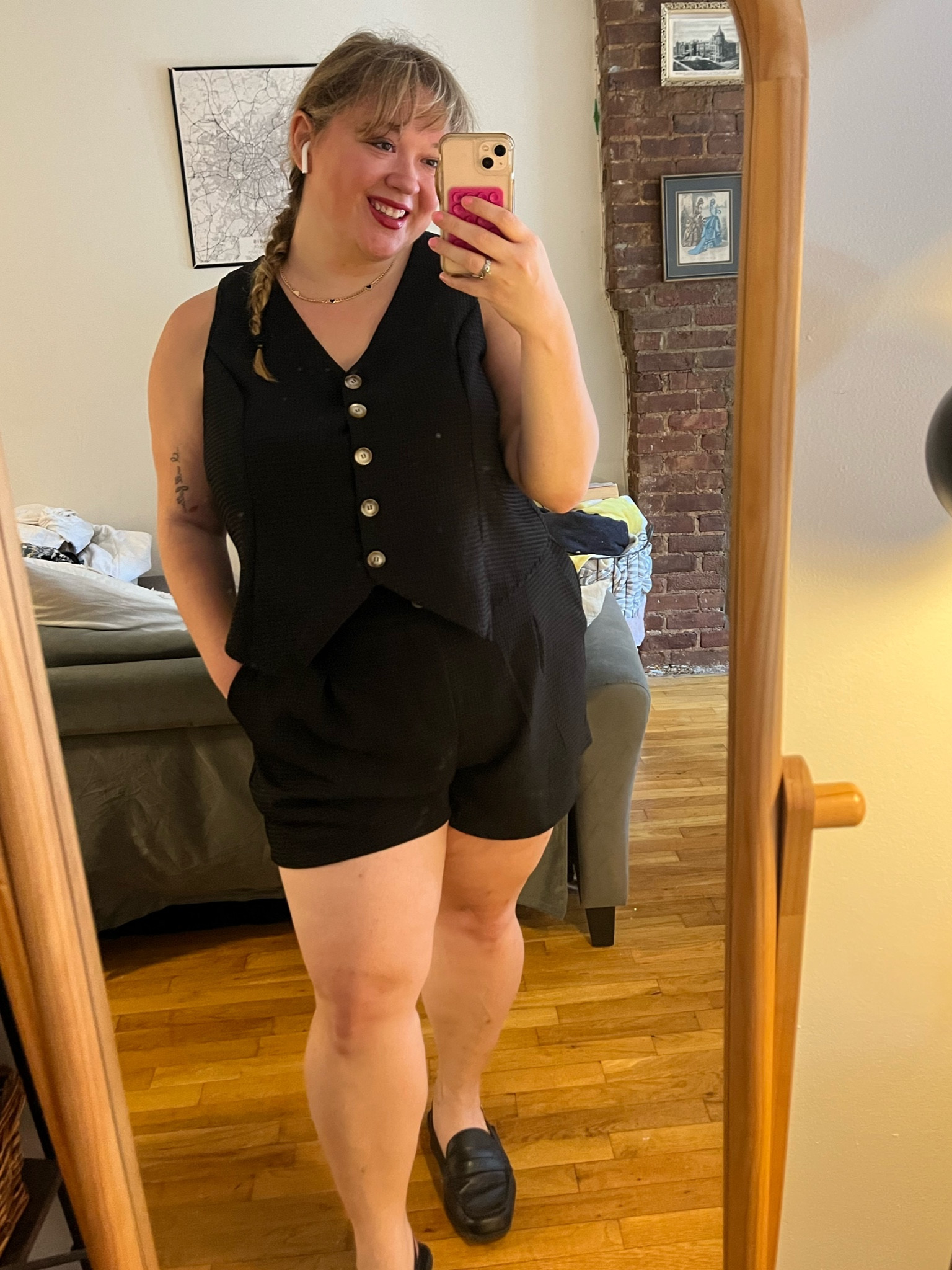 The cutest plus size vest set! 

#LTKStyleTip #LTKFindsUnder50 #LTKPlusSize