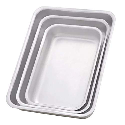 Conjunto Assadeira Retangular de Alumínio Polido 3 Peças | Amazon (BR)