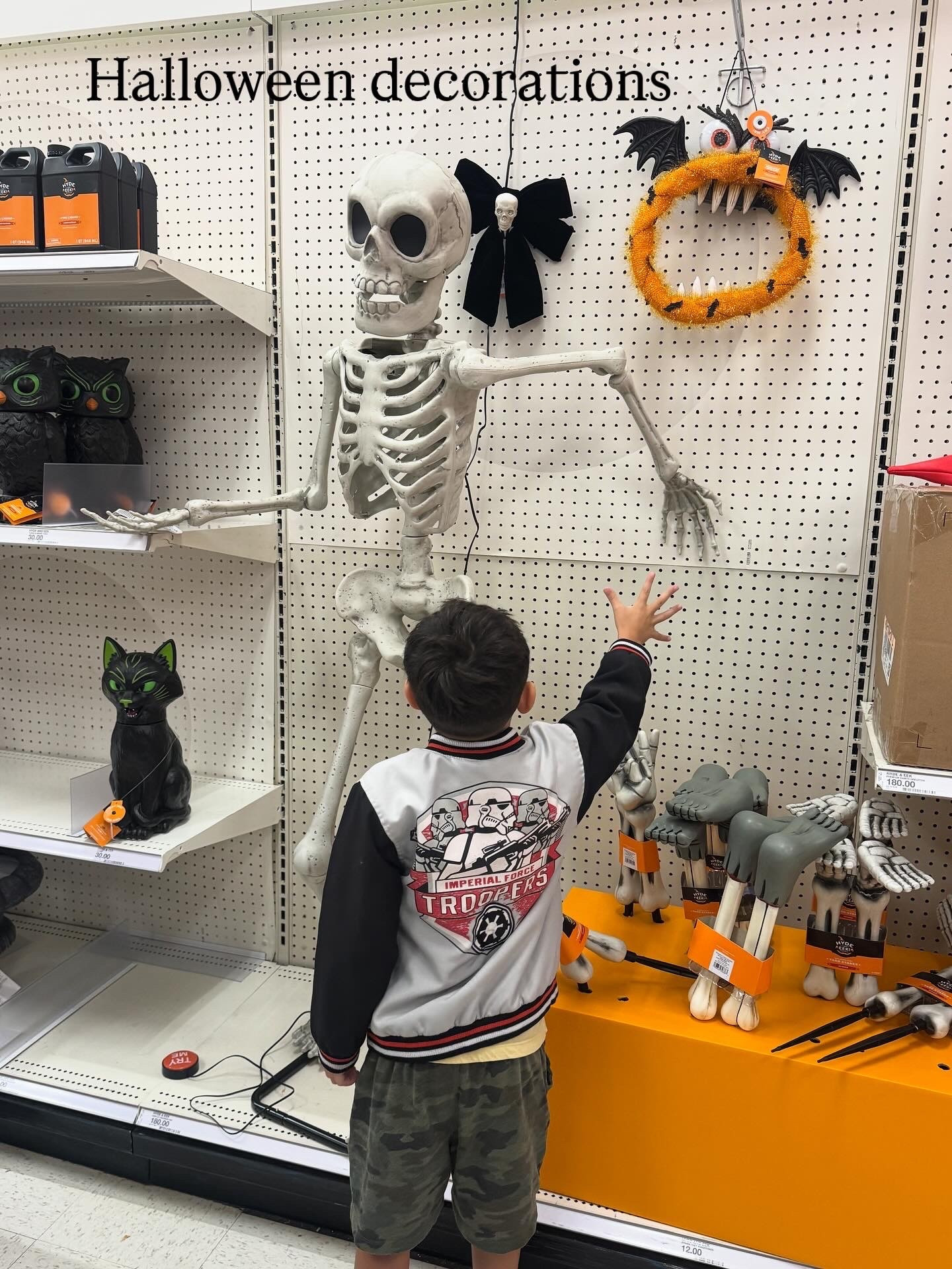 This skelly is so cool. If we had the space he definitely would’ve gone home with us

#LTKSeasonal #LTKHome #LTKHalloween