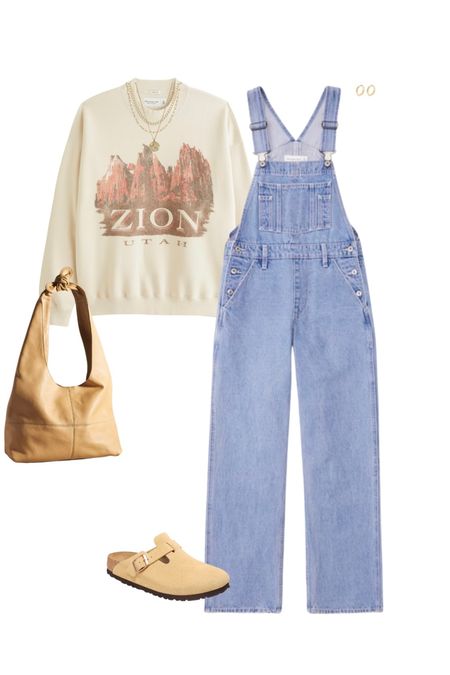 I’ve been dying to try an overalls and sweatshirt look once it gets cooler! This could be a fall staple look! Sweatshirt and overalls both on SALE at Abercrombie! 

Code blameitondede for EXTRA 15% off!

#LTKstyletip