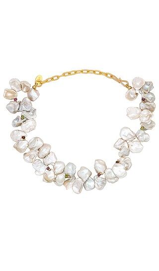 Moonflower Necklace in White | Revolve Clothing (Global)