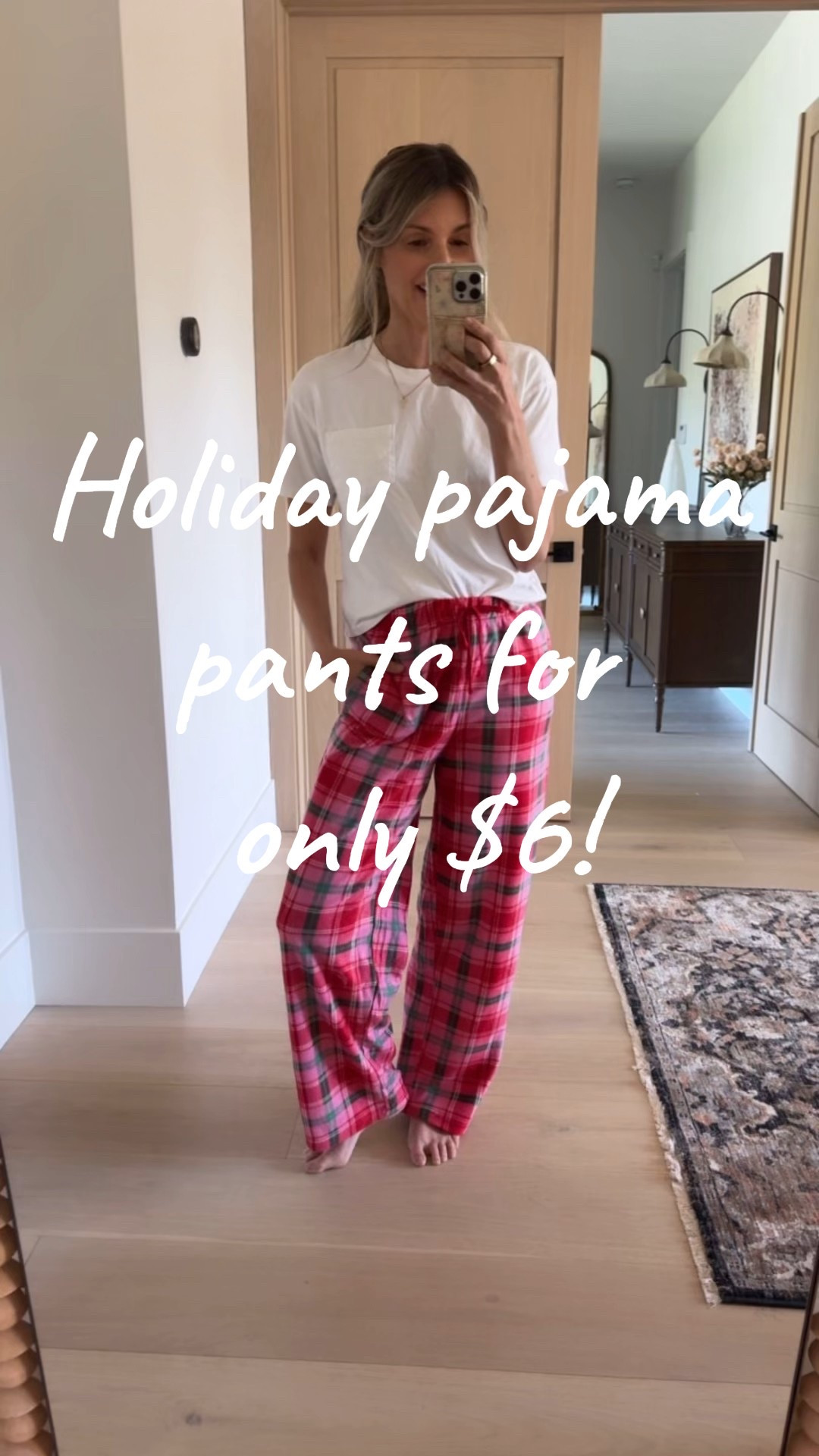 These pajama pants are so soft. They’re like a fleece material. And they’re only six dollars on sale right now! I love them so much and they’re such a great gift as well! I’m wearing a size small, which is my normal size.

@WalmartStyle #WalmartPartner WalmartStyle 

#LTKGiftGuide #LTKFindsUnder50 #LTKHoliday