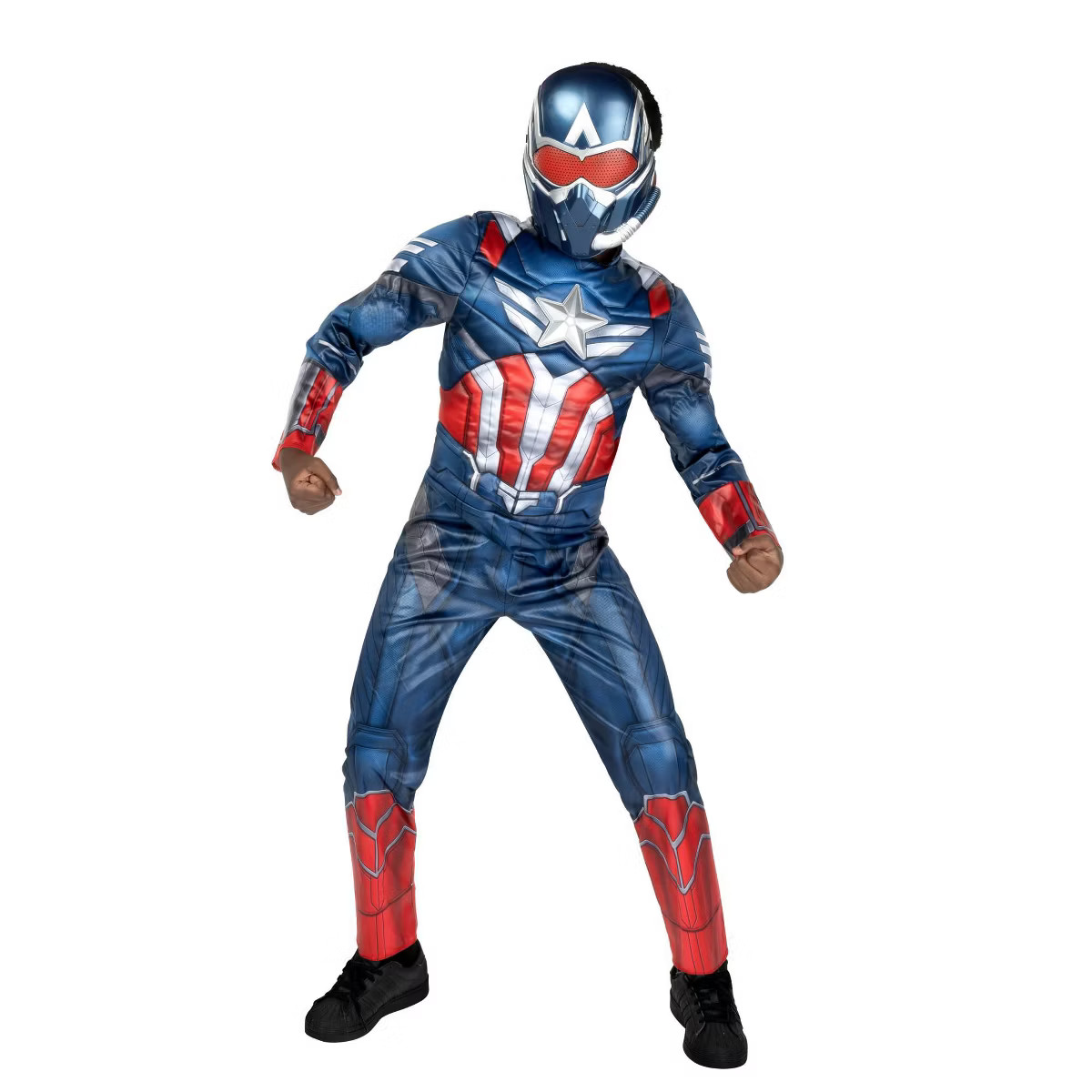 Marvel Boys' Captain America Sam Wilson Halloween Costume Jumpsuit | Target