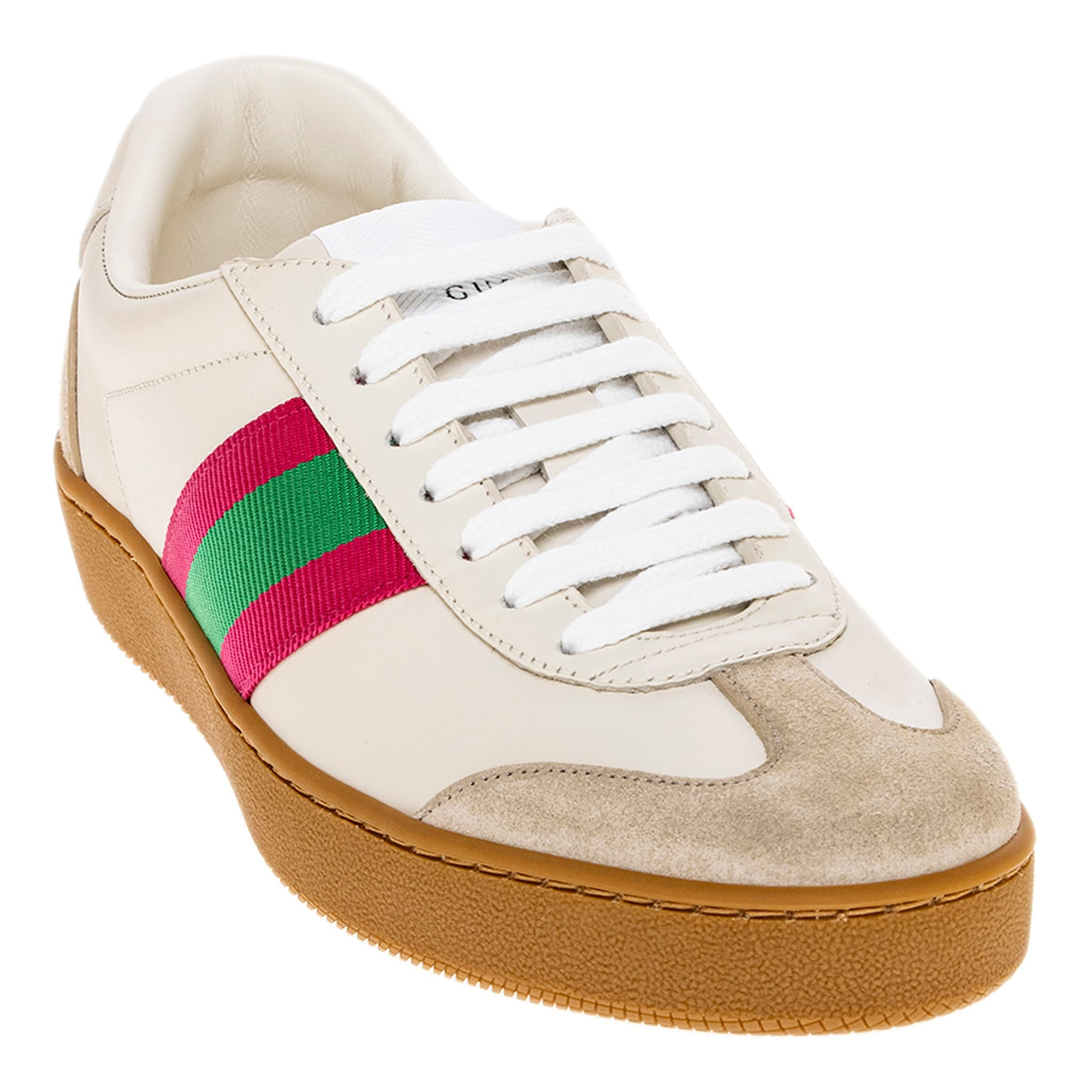 Gucci Low-top Web Sneakers | Overstock