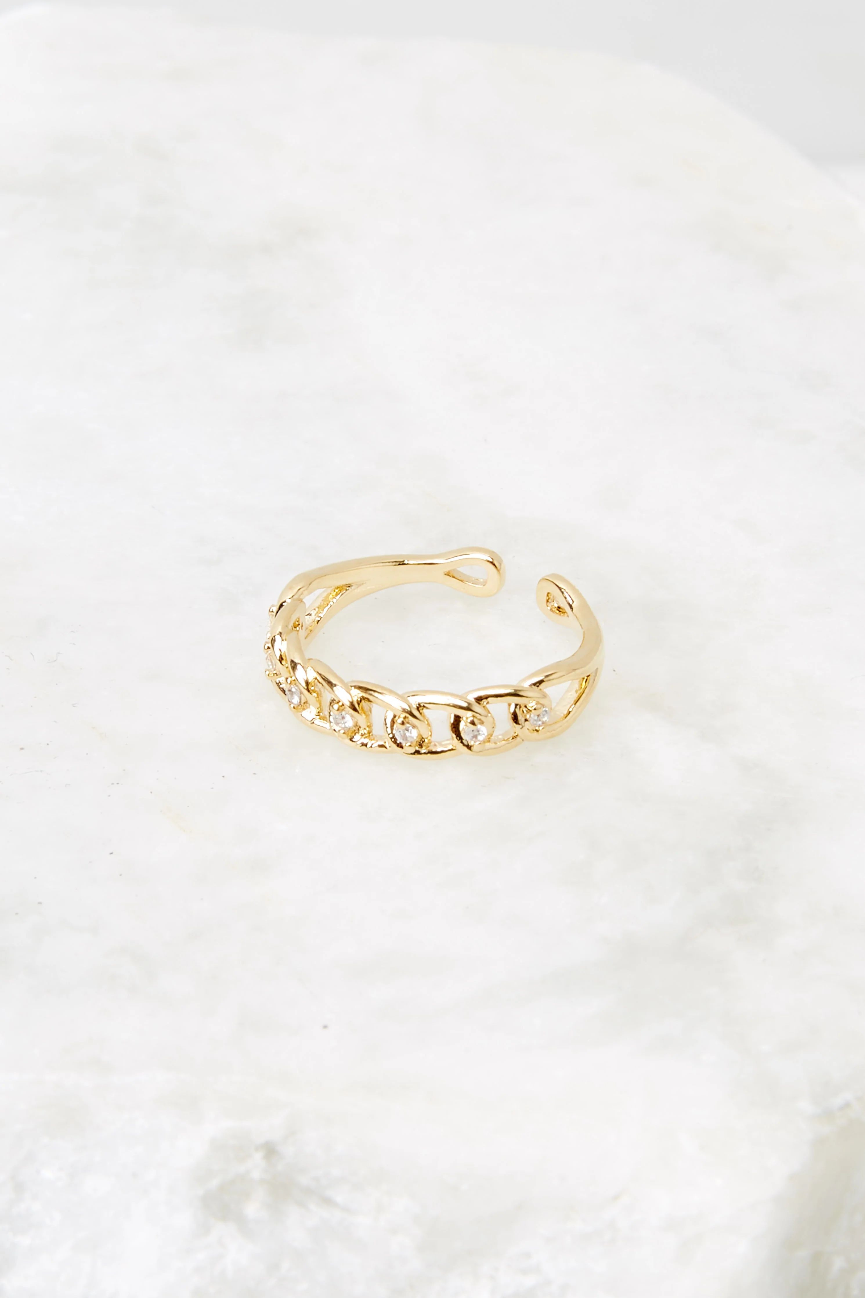 Lauren Gold Ring | Red Dress 