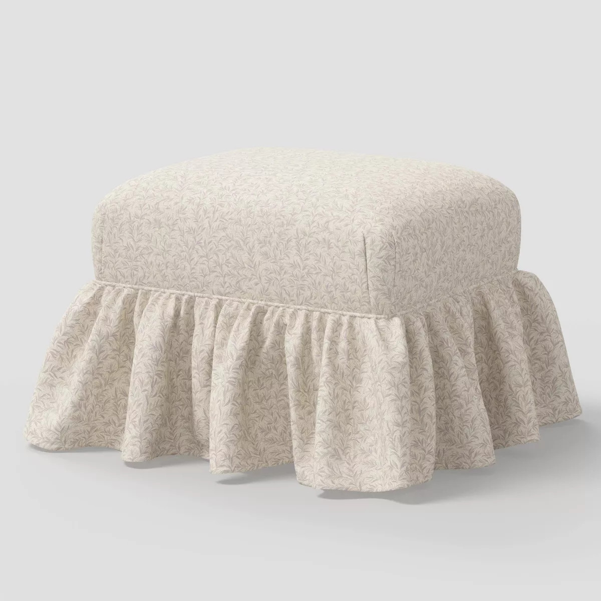 Ruffle Skirt Ottoman - Threshold™ designed with Studio McGee | Target