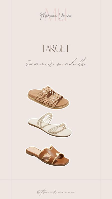 Is there anything better than summer sandals? These from Target are gorgeous and look super comfortable! 🩴🌞✨

#LTKShoeCrush #LTKSeasonal #LTKU