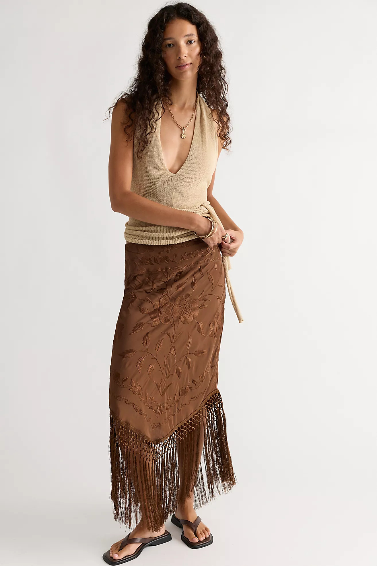 Fringe Element Midi Skirt | Free People (Global - UK&FR Excluded)