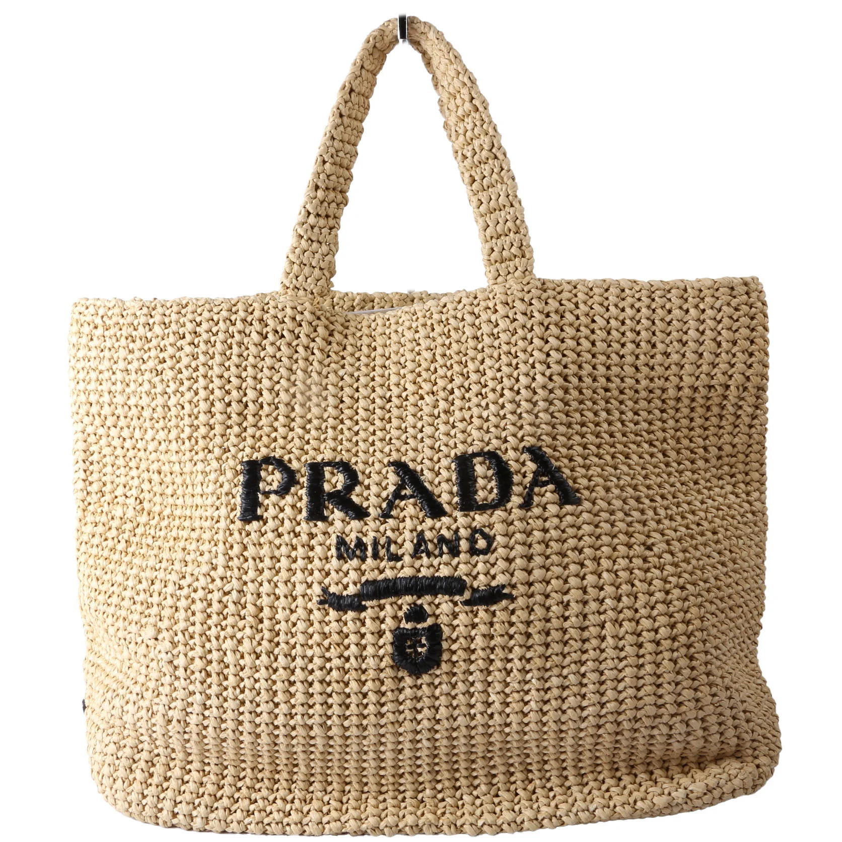 Yarn Raffia Embroidered Tote | Keeks Designer Handbags