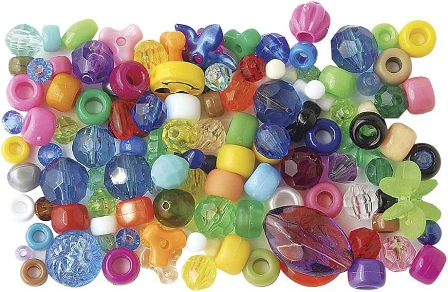 The Beadery 1-Pound Bag of Mixed Craft Beads | Amazon (US)