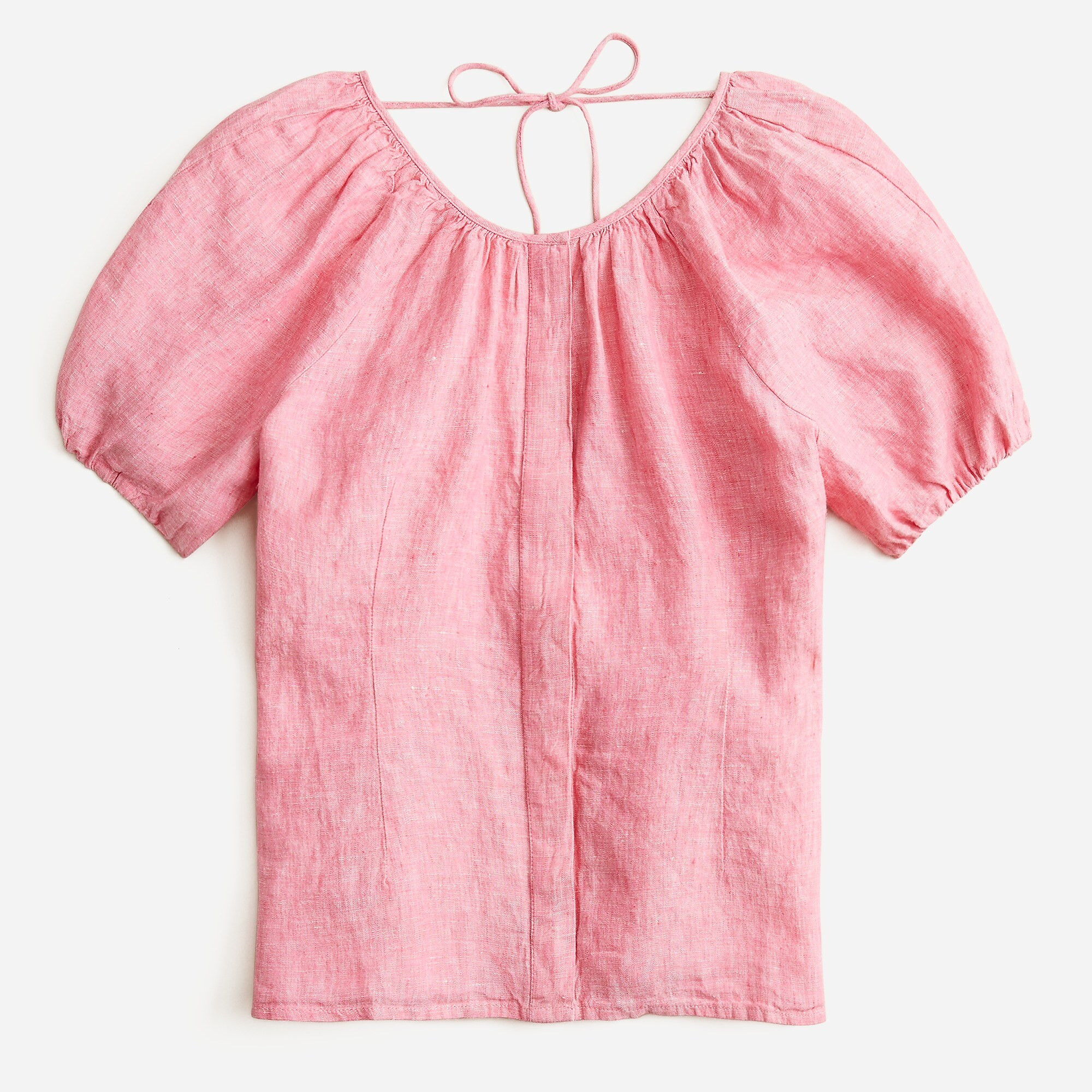 V-back linen top | J. Crew US