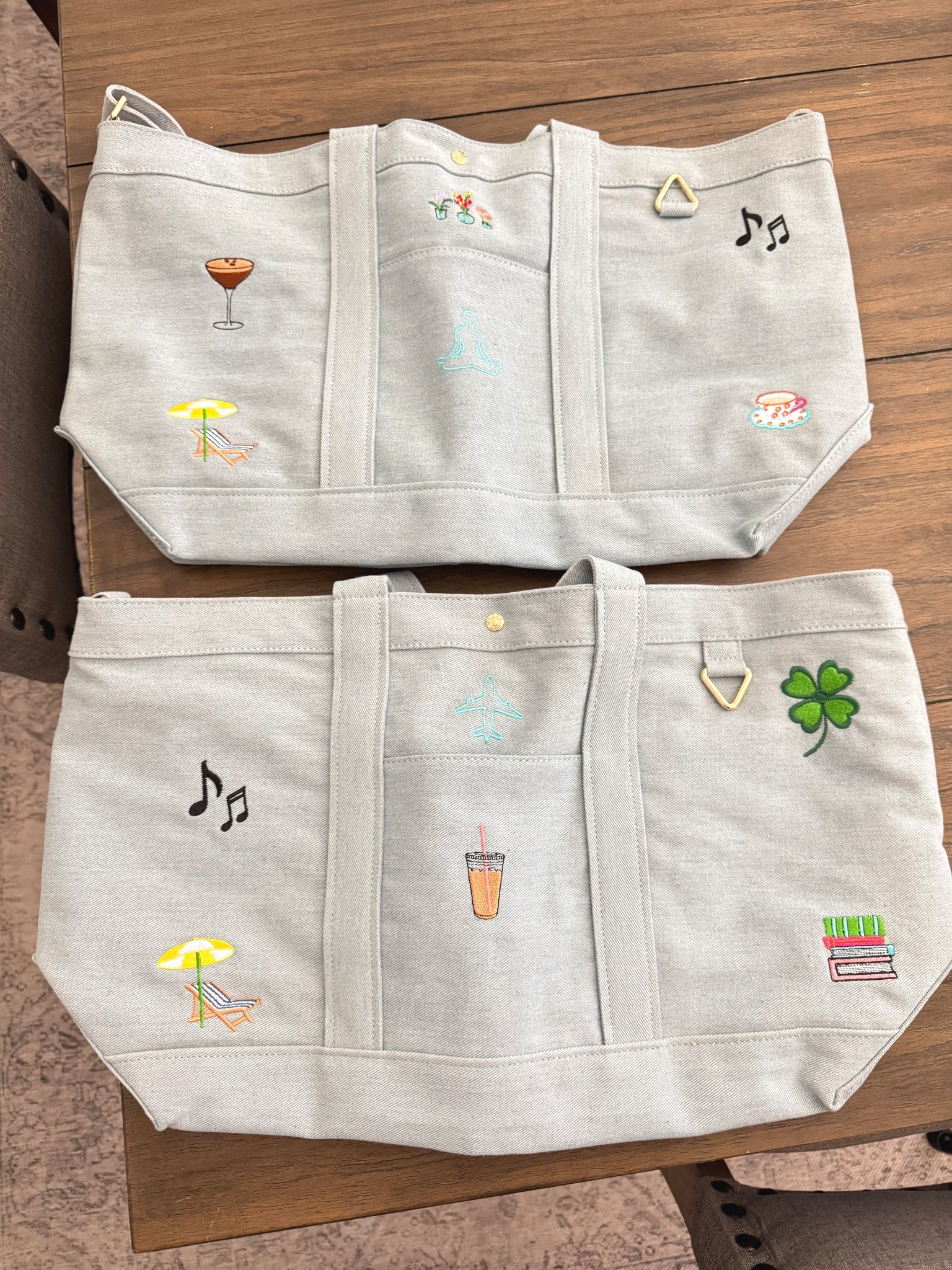 Custom Totes 25% OFF! Sale ends Sunday! This is the Large Light Denim

Babble bar, gifts for her, Christmas gifts 

#LTKHoliday #LTKItBag #LTKGiftGuide