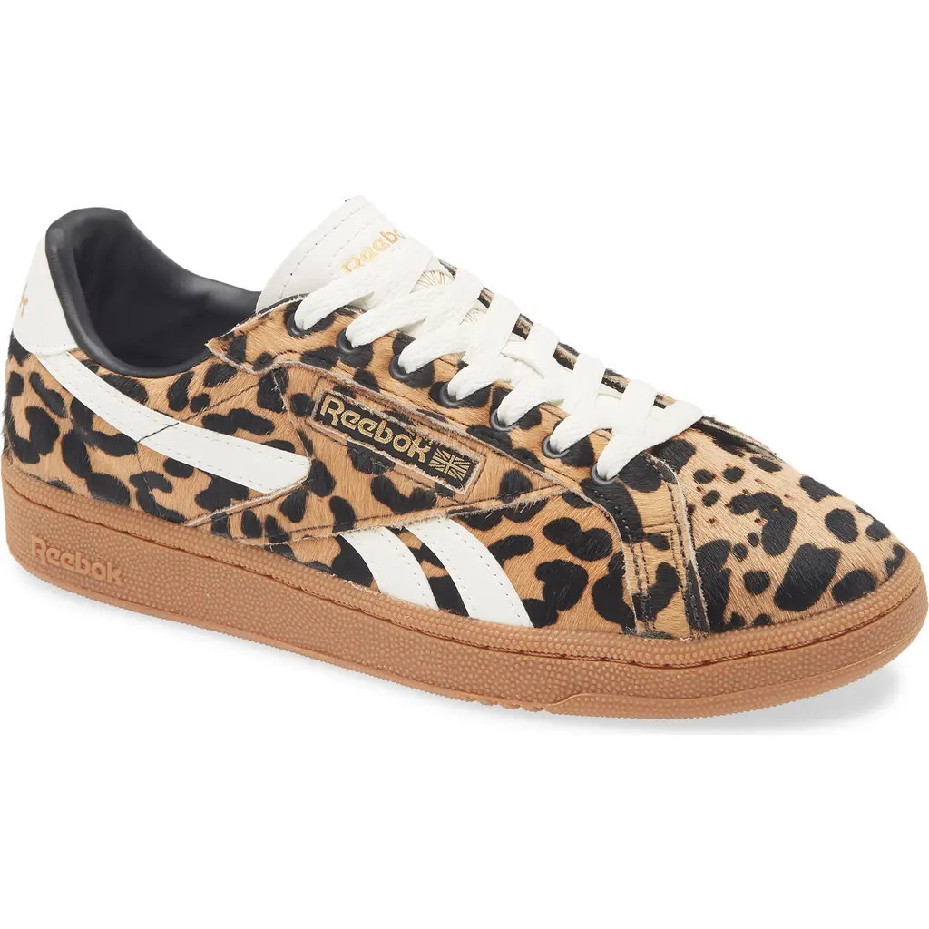 Reebok Club C Grounds Sneaker in Cheetah/Cheetah/Chalk at Nordstrom, Size 6 | Nordstrom