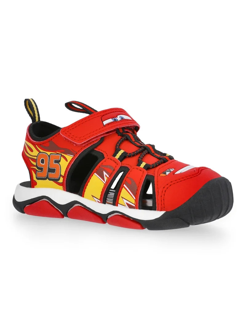 Disney Cars Toddler Boys Lightning McQueen Fisherman Sandals | Walmart (US)