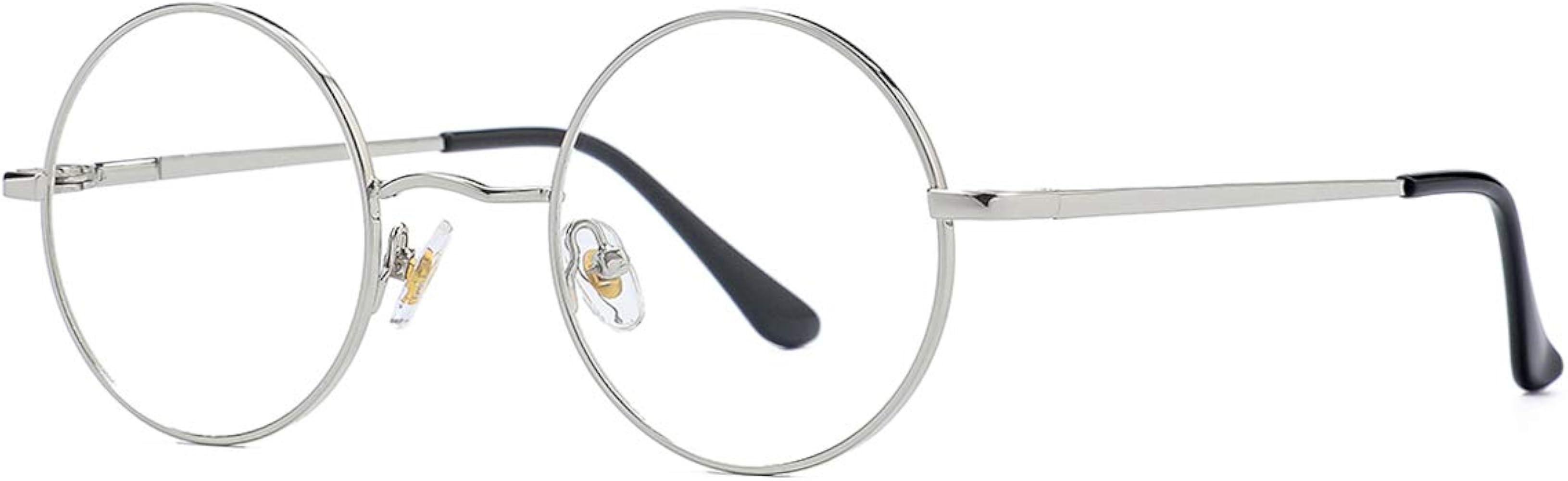 Gleyemor John Lennon Glasses Polarized Small Round Sunglasses for Men Women Hippie Circle Red Yel... | Amazon (US)