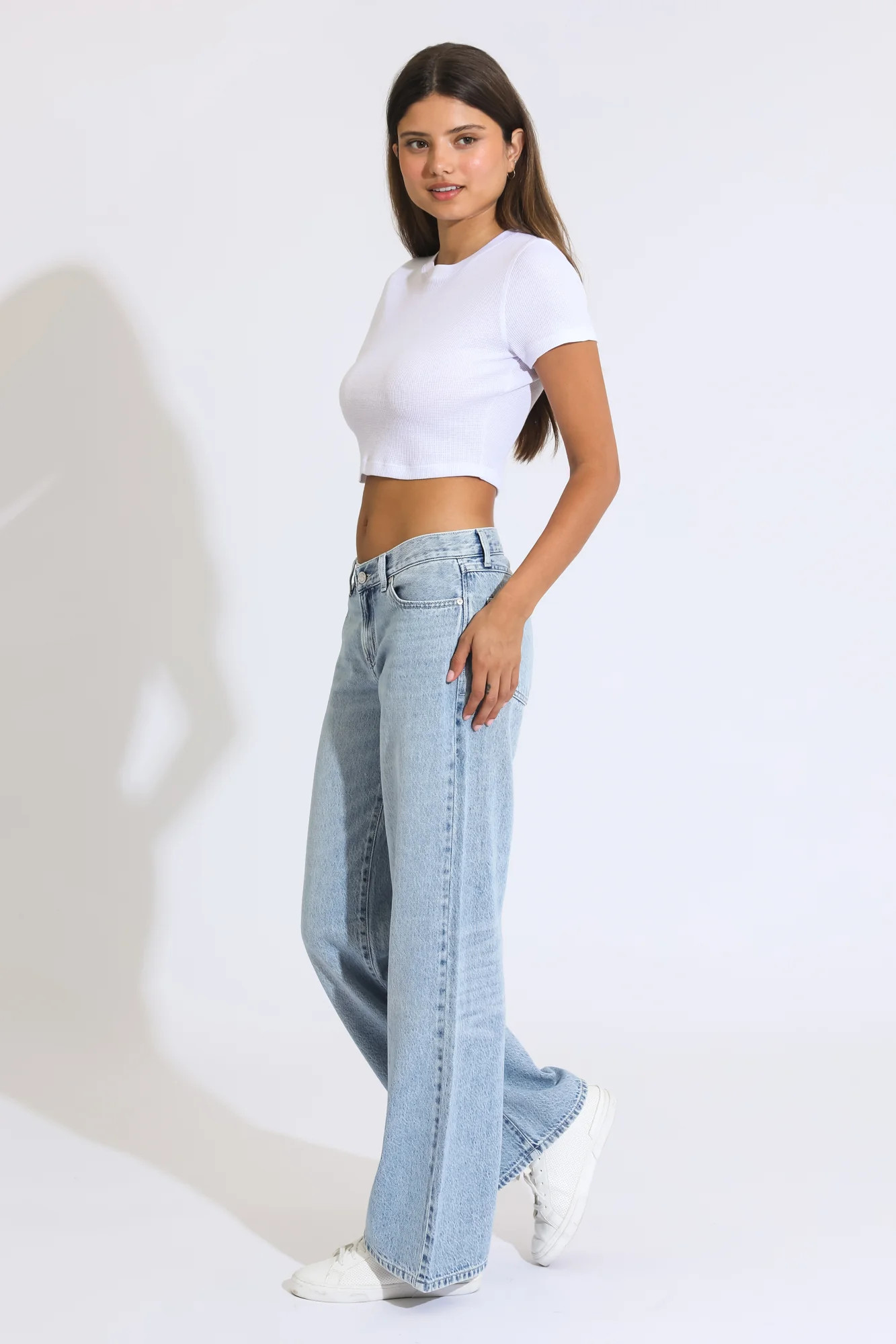 Classic Rise A-line Baggy Jeans - Indigo Antique | ReWash