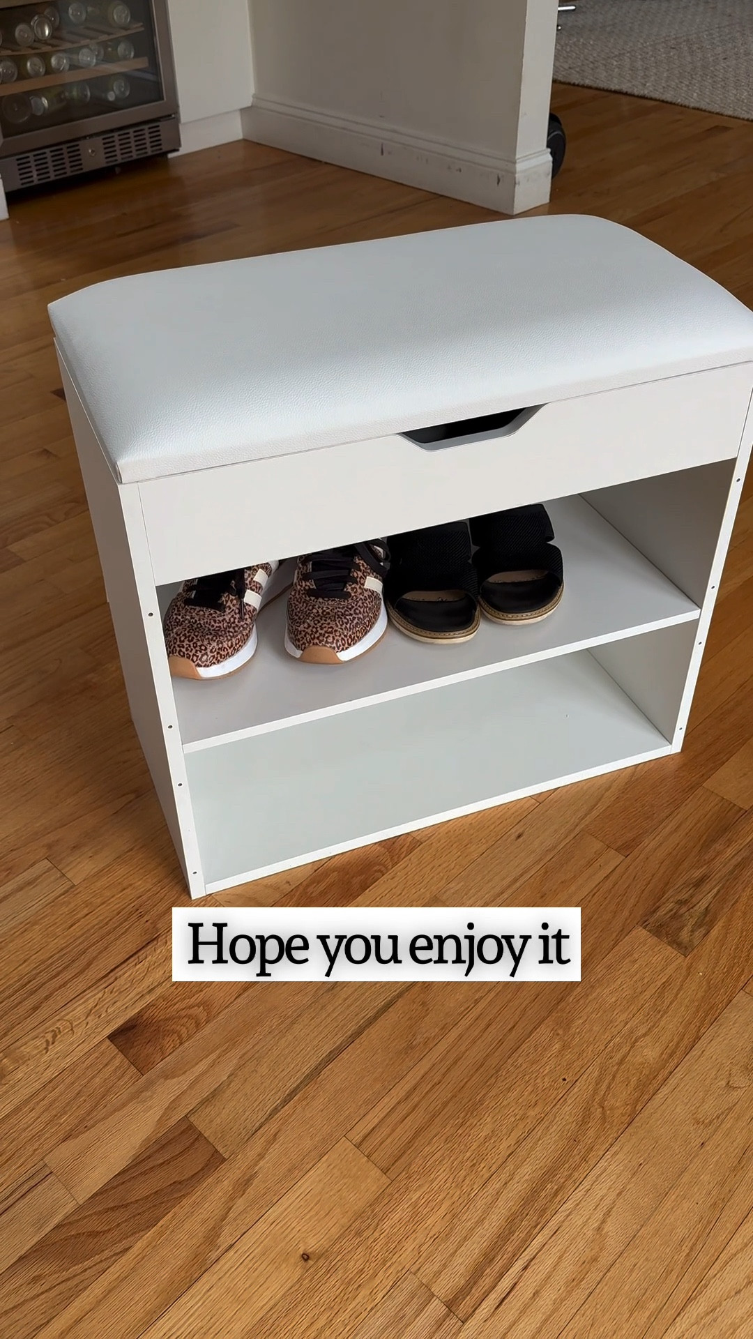 Hiii this shoe bench is super versatile and easy to put in a hallway, where mine is! No shoes being tossed around any more! 

#LTKdayinmylife #LTKHome