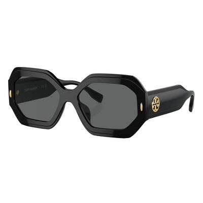 Tory Burch TY 7192U 170987 Womens Geometric Sunglasses Black 55mm | Target