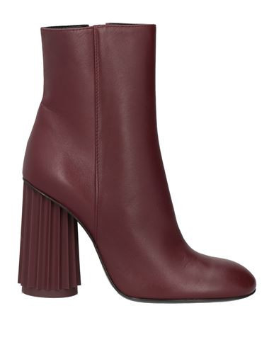 Agl Woman Ankle boots Burgundy Size 9.5 Leather | YOOX (US)